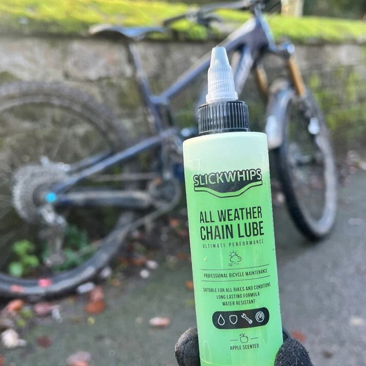 Slickwhips All Weather Bicycle Chain Lube, Apple Scented, Ultimate Performace