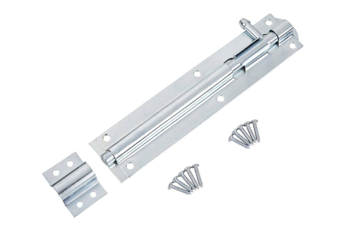 Blue Spot Tools Ironmongery 200mm Zinc Plated Tower Bolt bsp78008