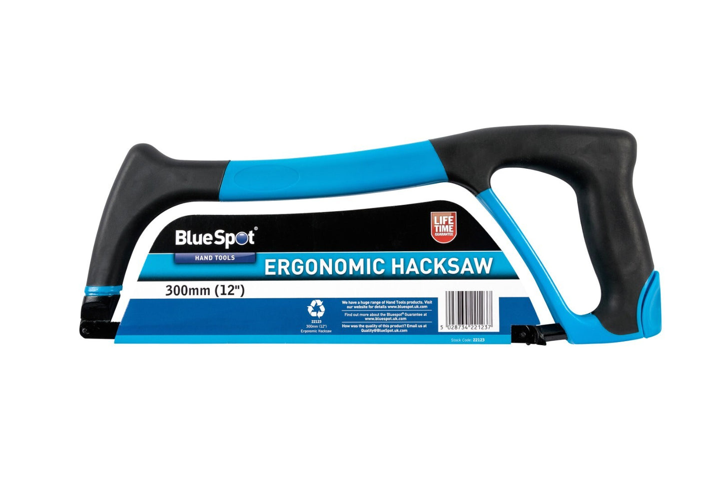 BlueSpot Tools Ergonomic Hacksaw Aluminium 300mm (12in) - 22123