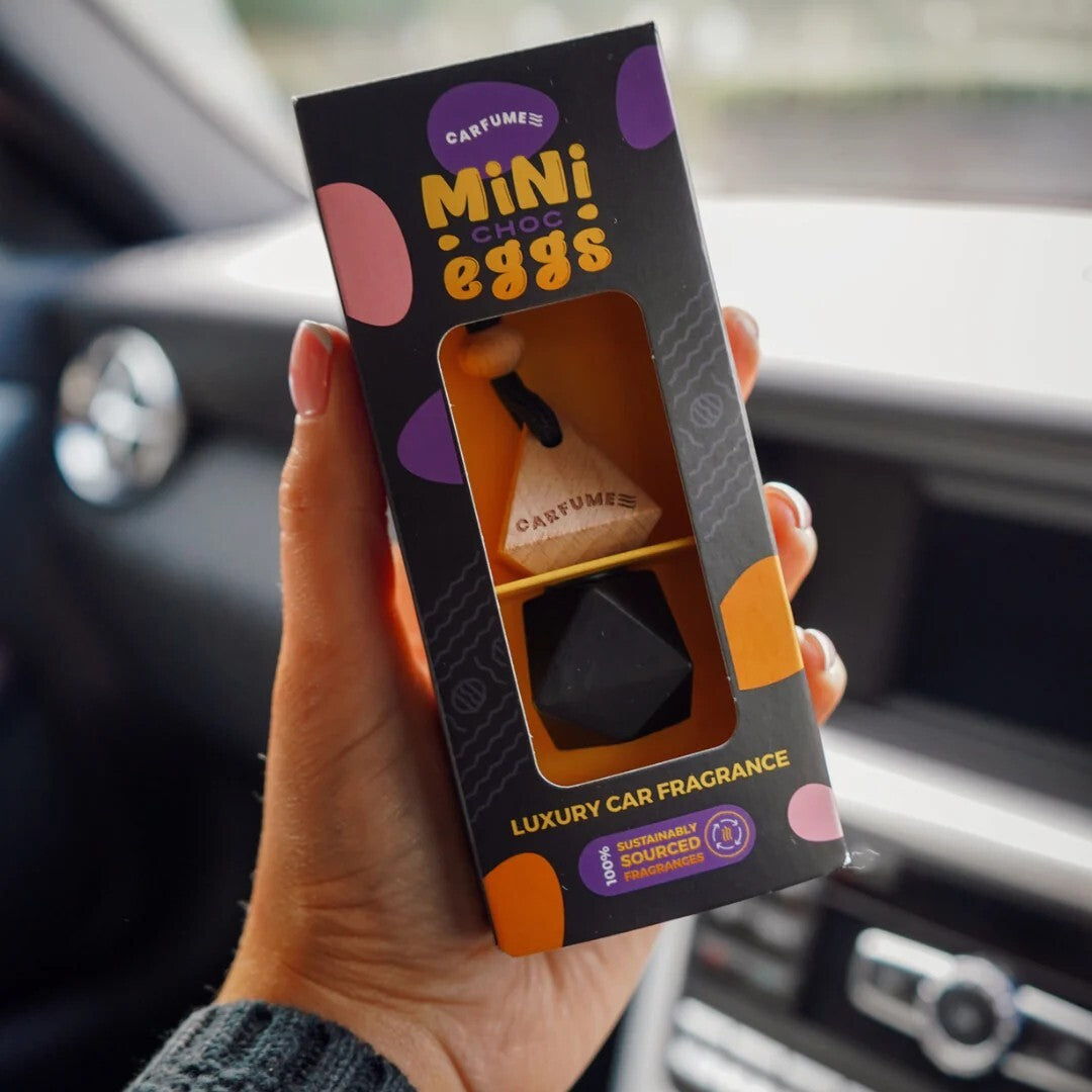 Limited Edition Carfume Mini Eggs Gift Set, Car Air Freshener Diffuser & Spray