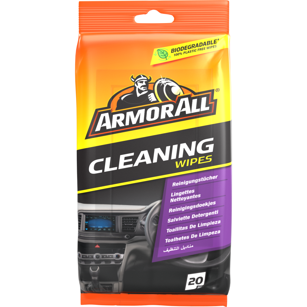 Armorall All Round Dashboard Carpet Fabric Cloth Cleaner Stain Remover Wipes