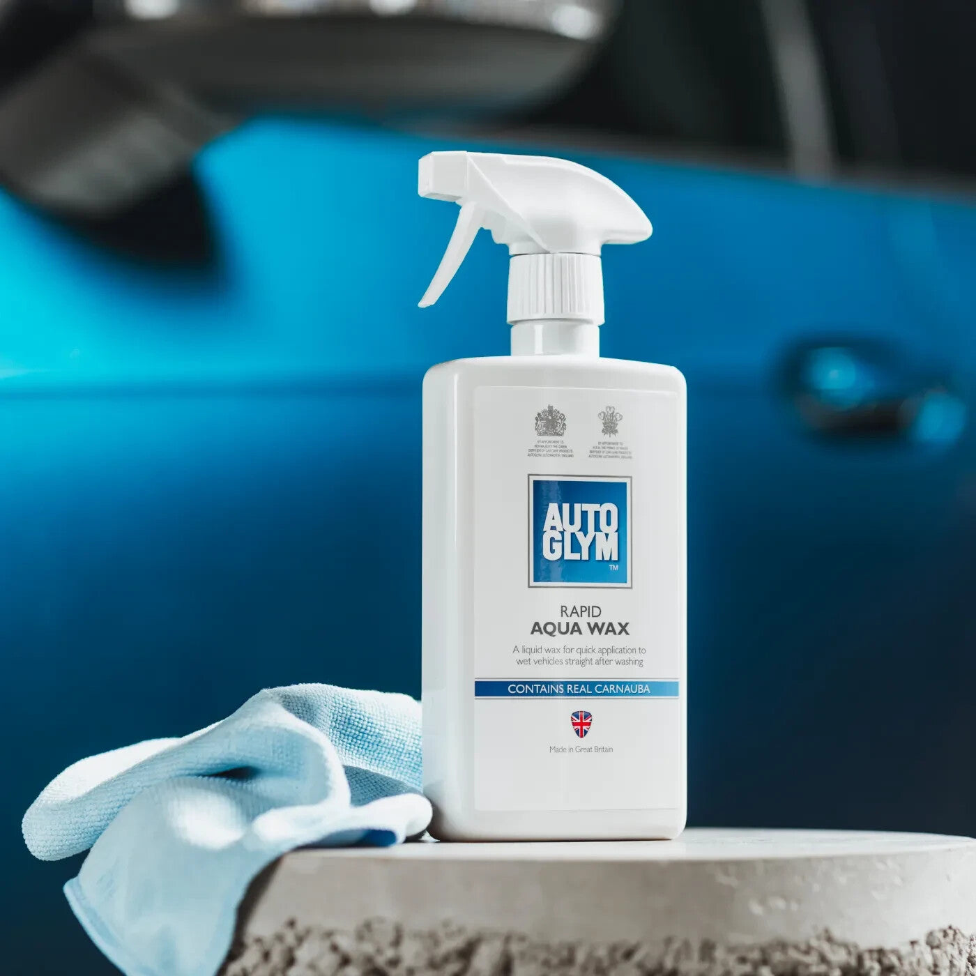 AUTOGLYM Rapid Aqua Wax Complete Kit Carnauba Spray Wax FREE MICROFIBRE CLOTHS