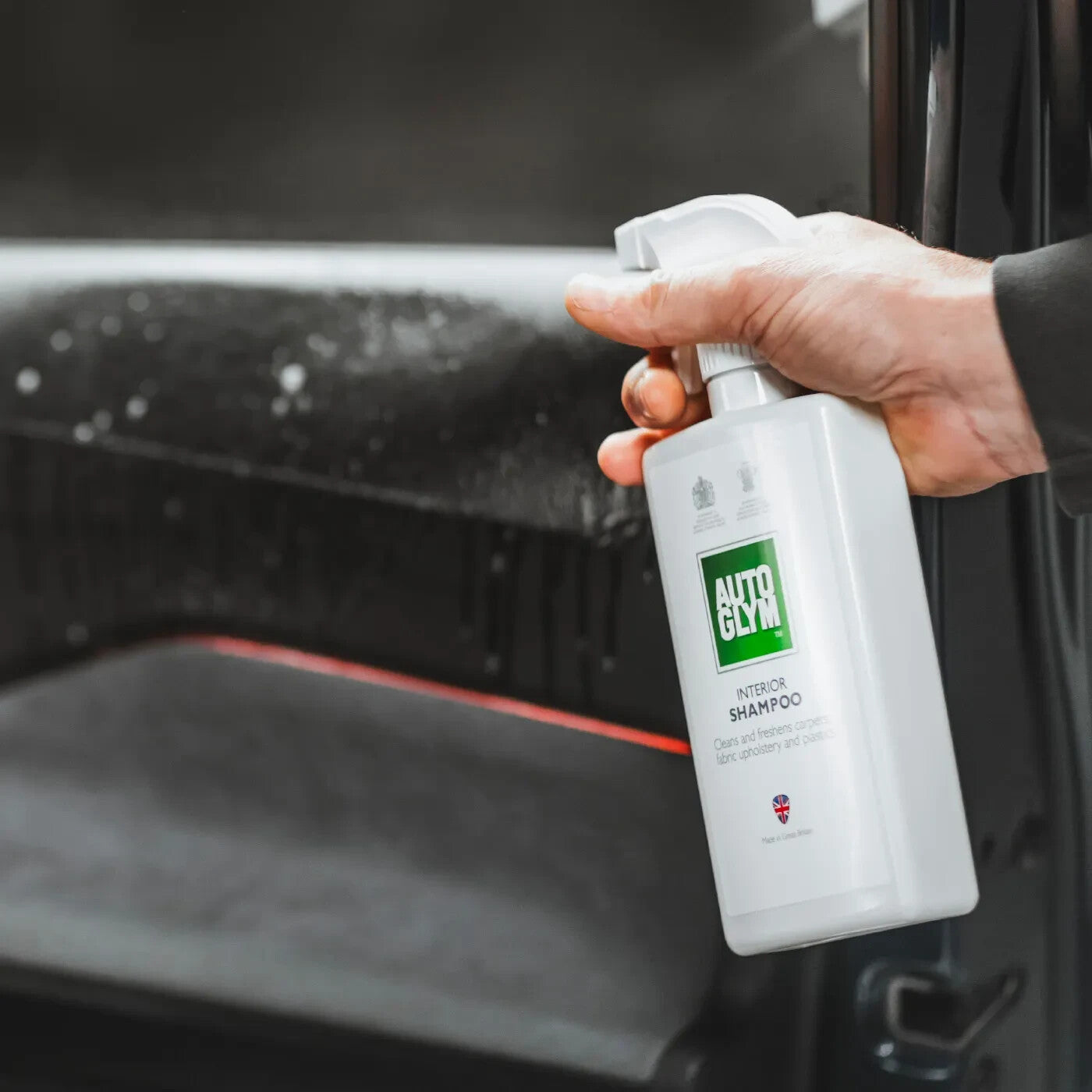 Autoglym Interior Shampoo Car Deep Cleaning Carpets Fabric Plastics 500ml