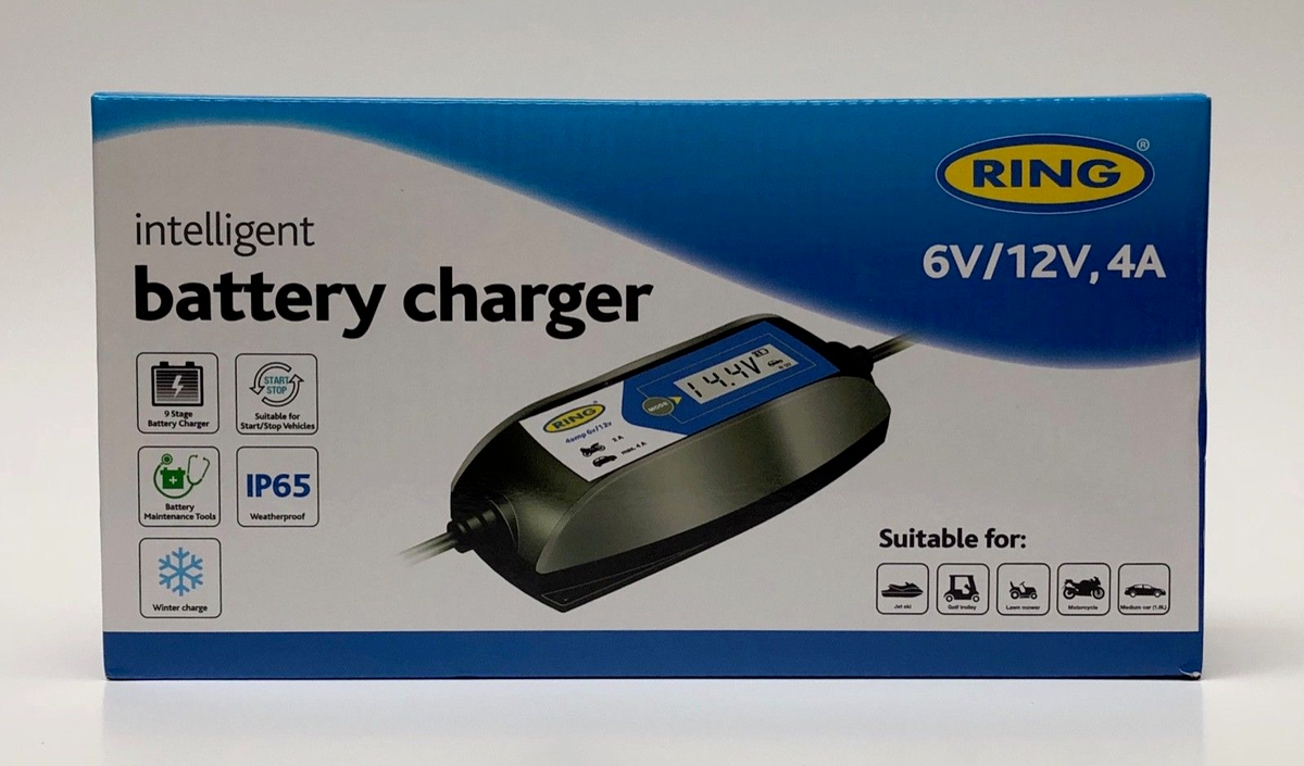 Ring 6V/12V intelligent Car Battery Charger - rsc404