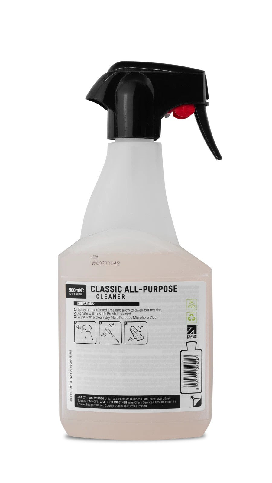 ValetPro Classic All Purpose Cleaner, Professional Detailing 500ml IC4-500ml