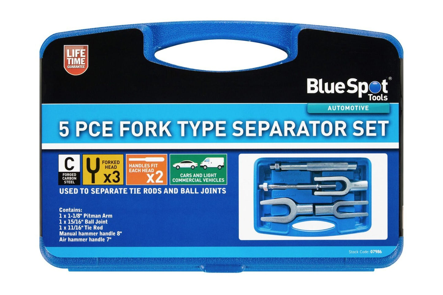 Blue Spot Tools 5 PCE Fork Type Separator Set
