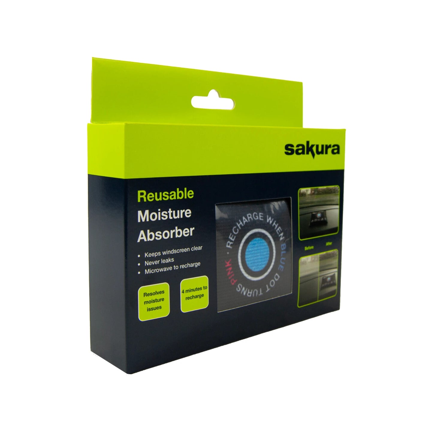 Sakura Car Dehumidifier With Indicator Reusable Moisture Absorber ss5537