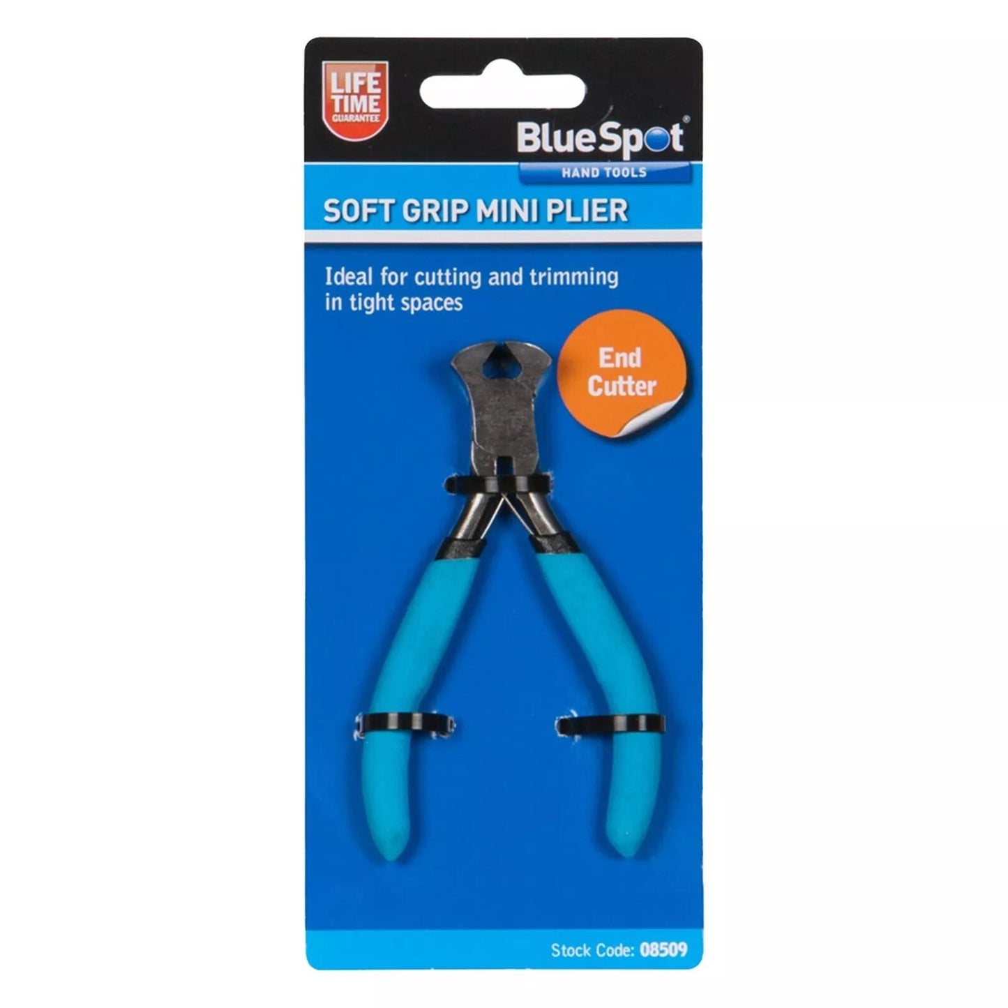 Bluespot Mini End Soft Grip Cutter Plier Ideal For Cutting 08509