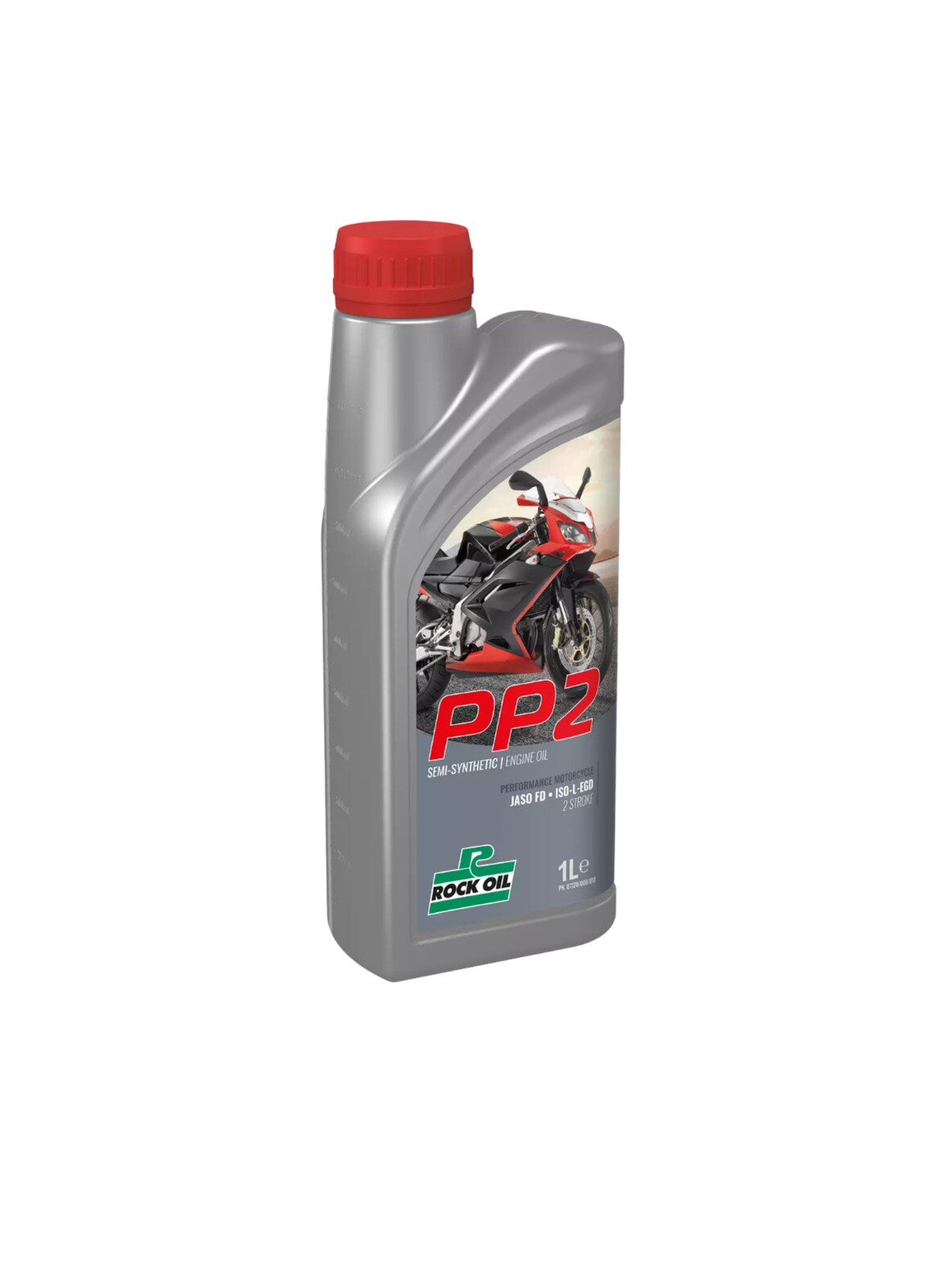 Rock Oil PP2 Semi Synthetic 2 Stroke Oil 1 Litre, For Motorcycles & Scooters