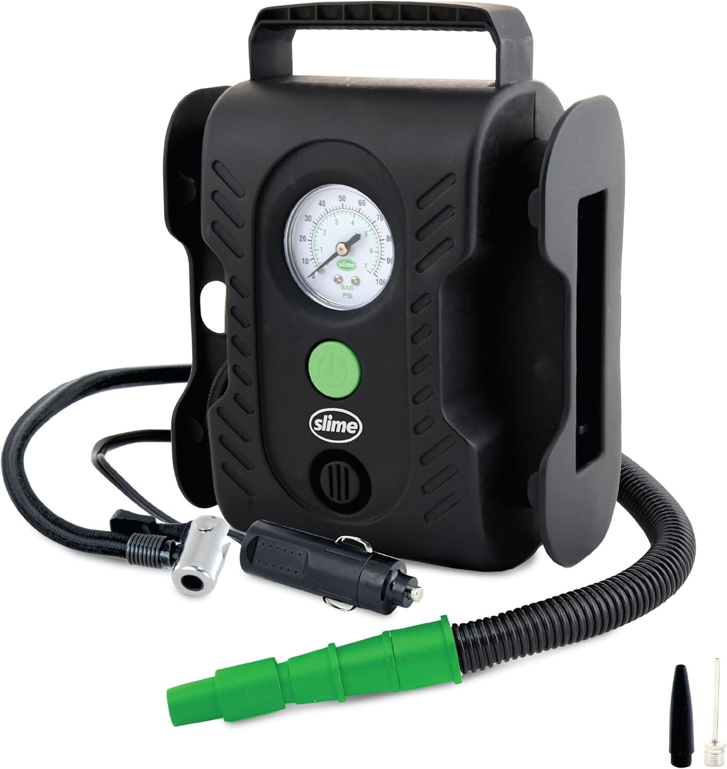 Slime Tyre Inflator Pump Multi-Purpose Ideal for Tyres, Mattresses & Inflatables