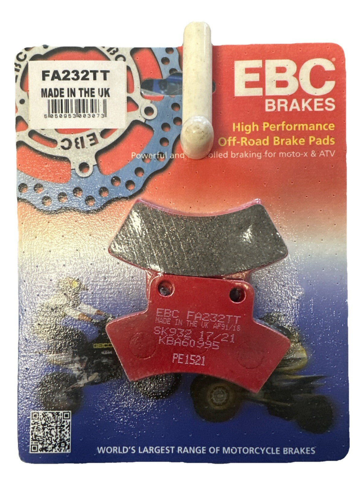 EBC FA232TT Brake Pads for Polaris Xplorer 400 4WD1995-1997 Rear or Parking