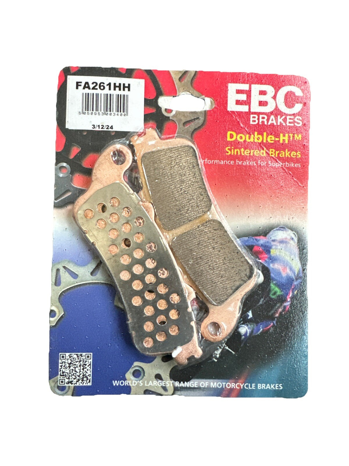 EBC HH REAR Brake Pads Honda VFR 800 Fi 1998 1999 2000 2001 VTEC 2002 03 04 2005