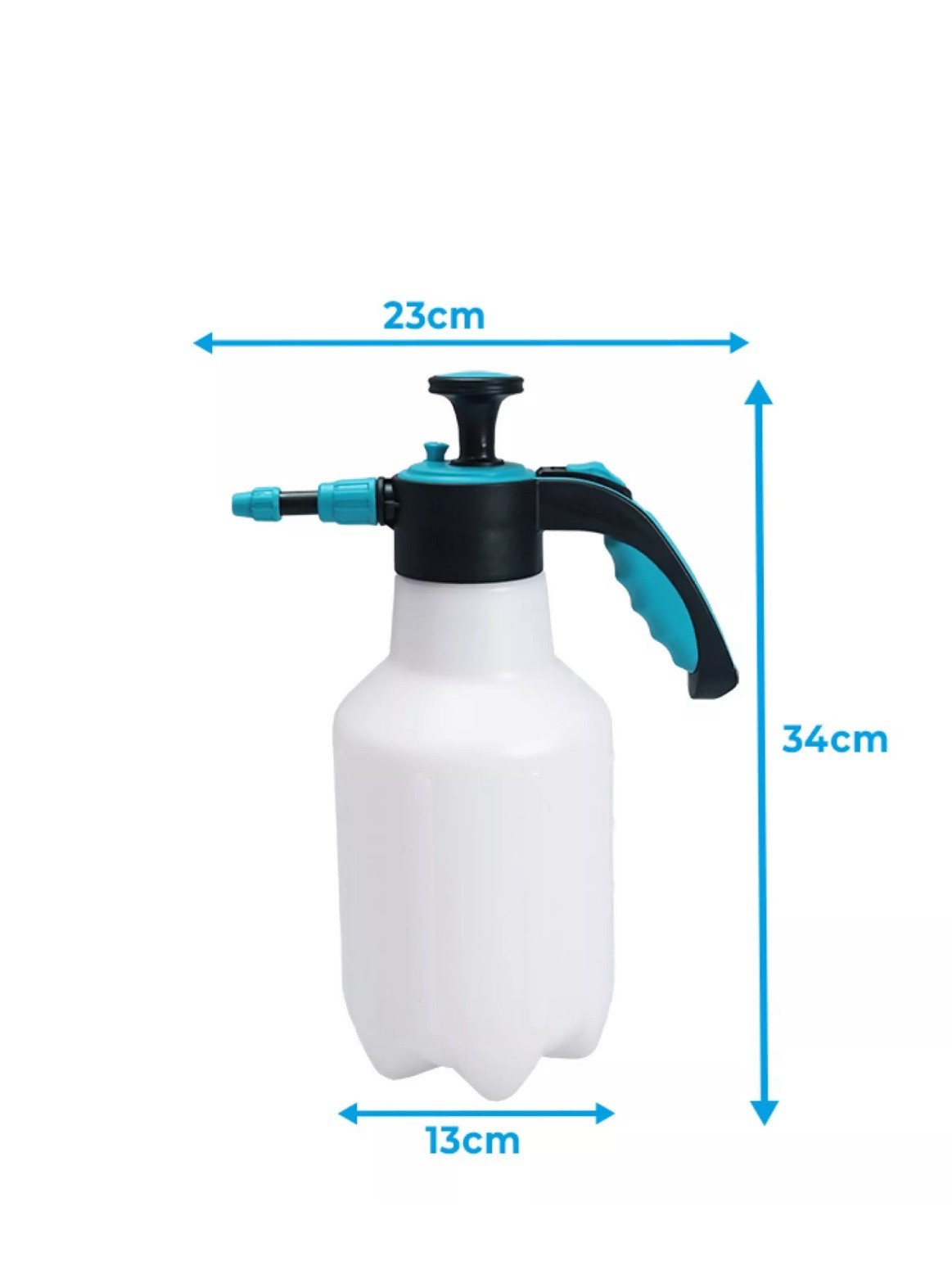 Simply Auto 2 Litre Pump Up Sprayer Control Valve Adjustable Nozzle Secure Seal