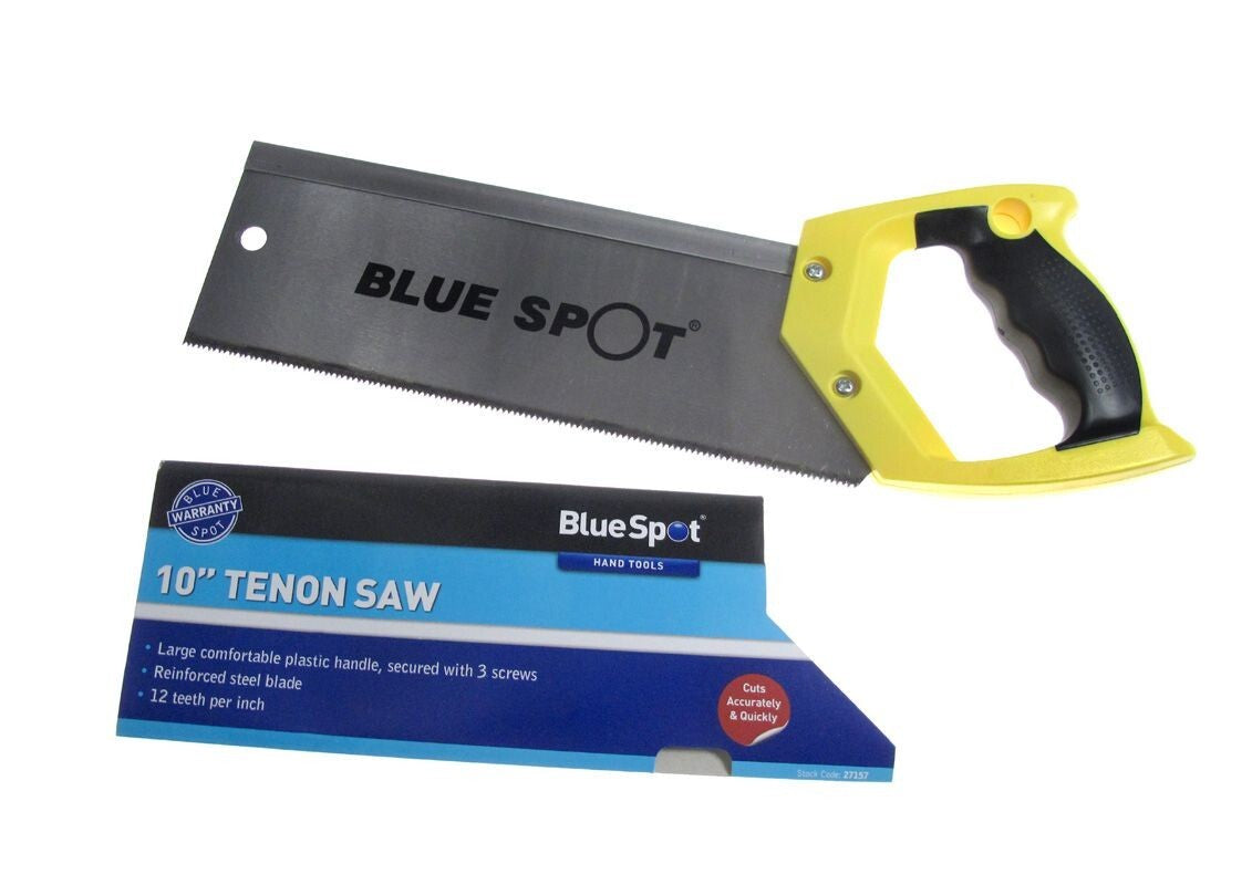 250mm Hardpoint Tenon Saw 10" DIY Saw Hardened Plastic Handle Sawing Woodwork