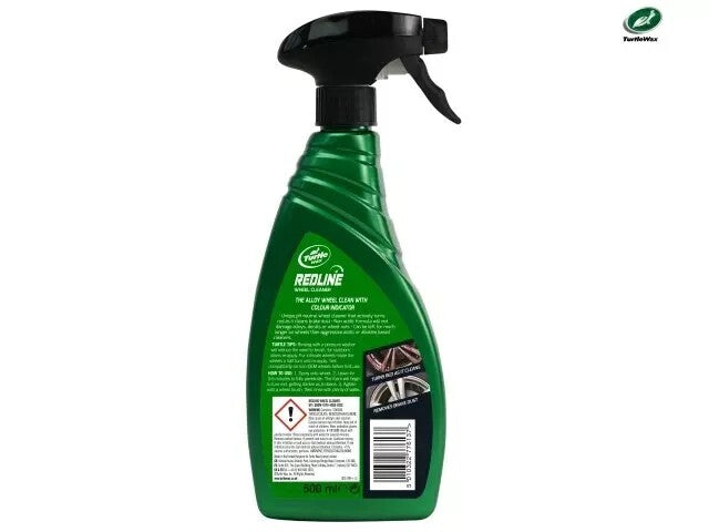 Turtle Wax Redline Wheel Cleaner 500ml Dust Removing Ph-neutral Wheel Cleaner