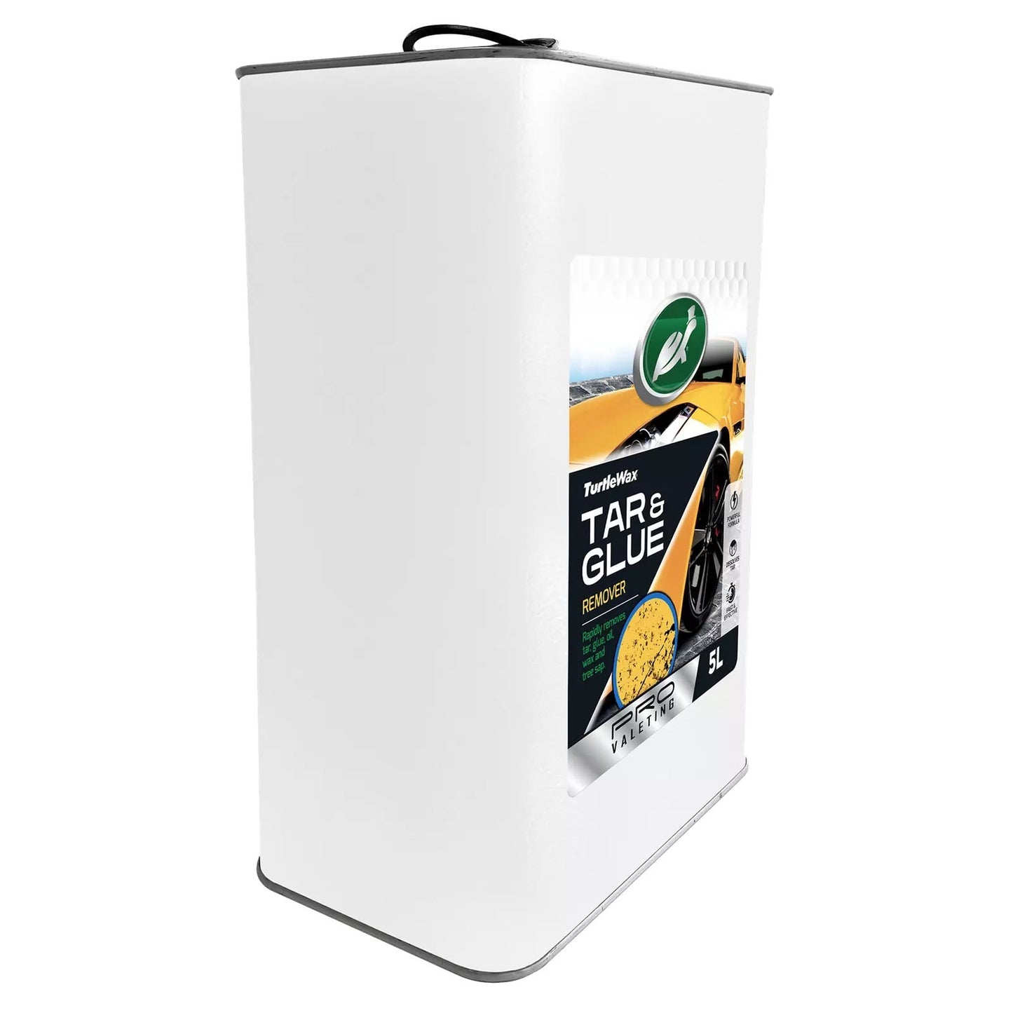 Turtle Wax Tar & Glue Pro Valeting 5L, Removes Tar, Glue, Oil, Wax & Tree Sap