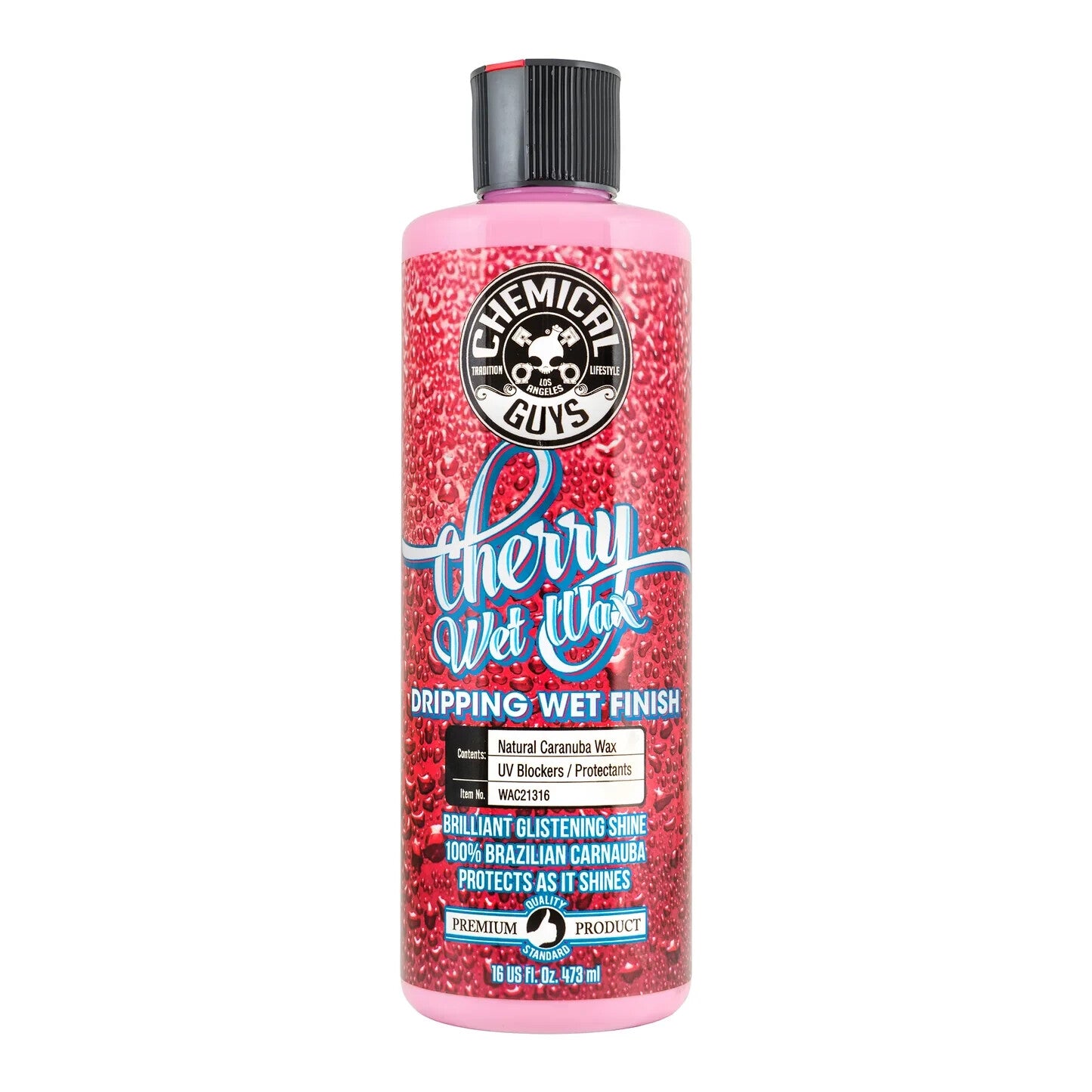 CHEMICAL GUYS CHERRY WET WAX - NATURAL CARNAUBA WAX WAC21316