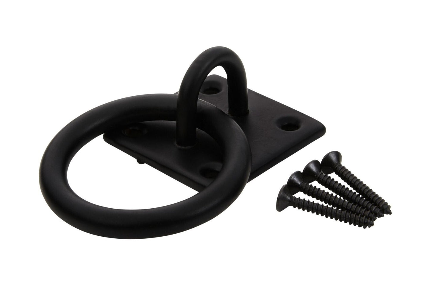 Blue Spot Tools 50mm x 50mm Black Powder Coated Ring on Plate bsp78069