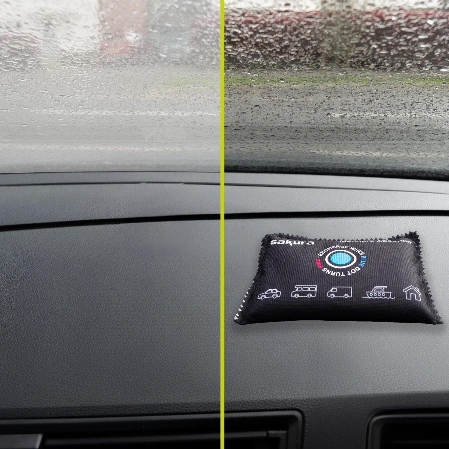 Sakura Car Dehumidifier With Indicator Reusable Moisture Absorber ss5537