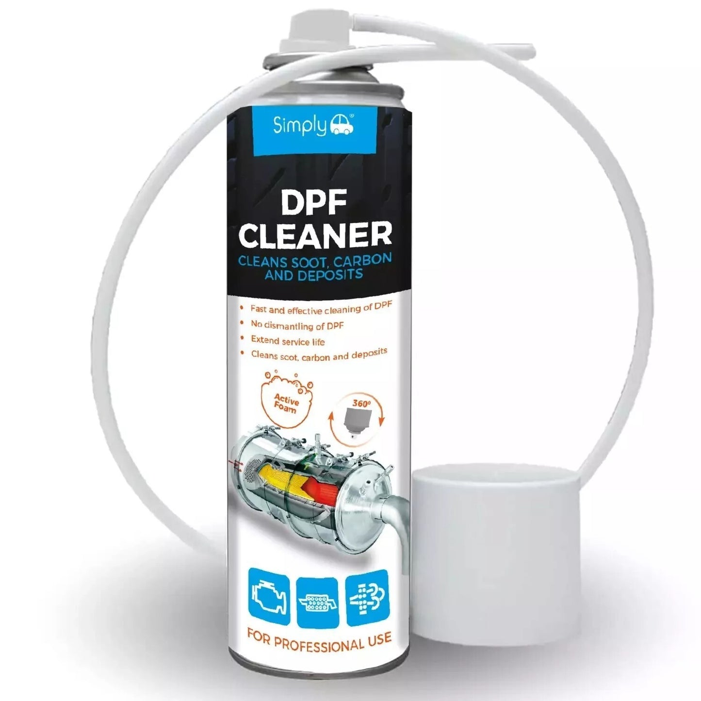 DPF Cleaner Diesel Particulate Filter Cleaner Foam 500ML Aerosol Spray DPFC1