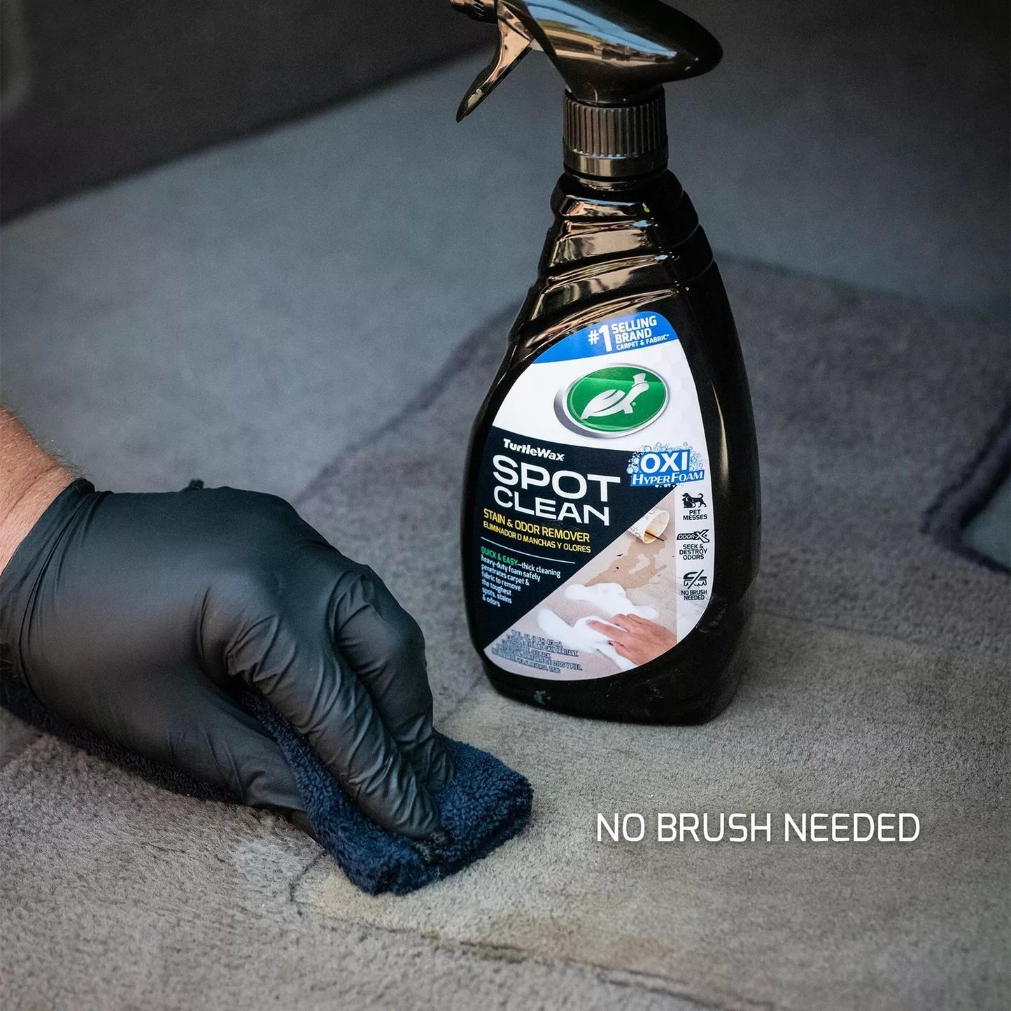 Turtle Wax Spot Clean 500ml, stain & Odor Remover for Carpets & Fabric