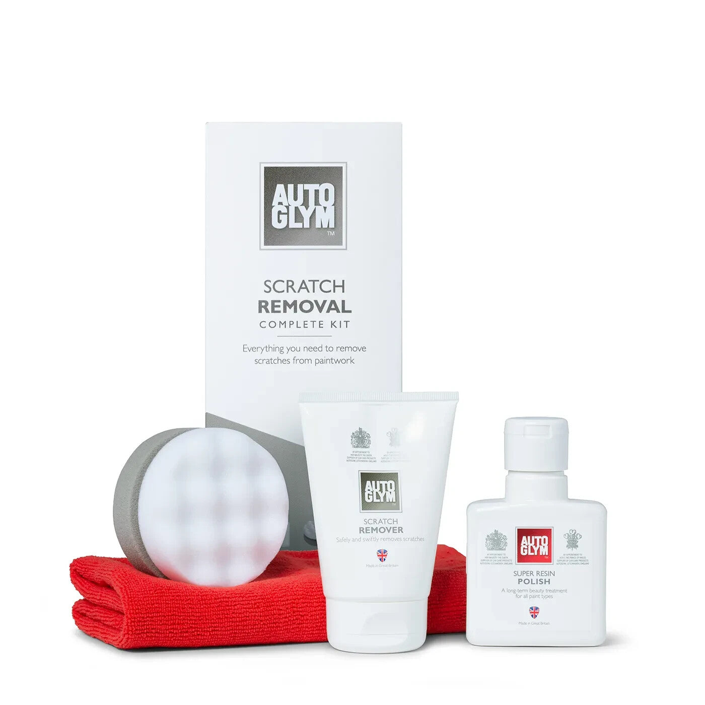Autoglym Scratch Removal Kit Scratch Remover Scratch Polish Cloth + Applicator