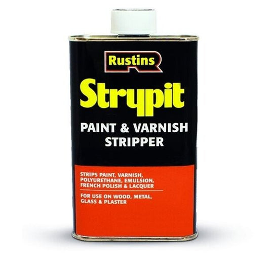 Rustins Strypit Paint & Varnish Stripper, For use on wood, metal, plaster 250ml