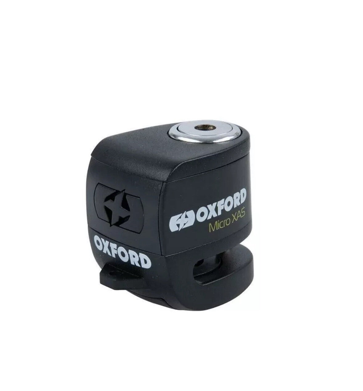 Oxford Micro XA5 Motorcycle Scooter High Security Alarm Disc Lock Black/Black