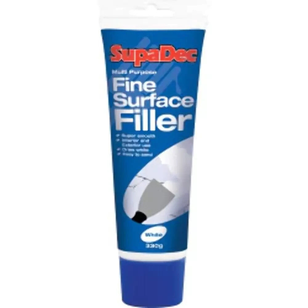 Super Smooth Multi Purpose Fine Surface Filler, White 330g Interior or Exterior