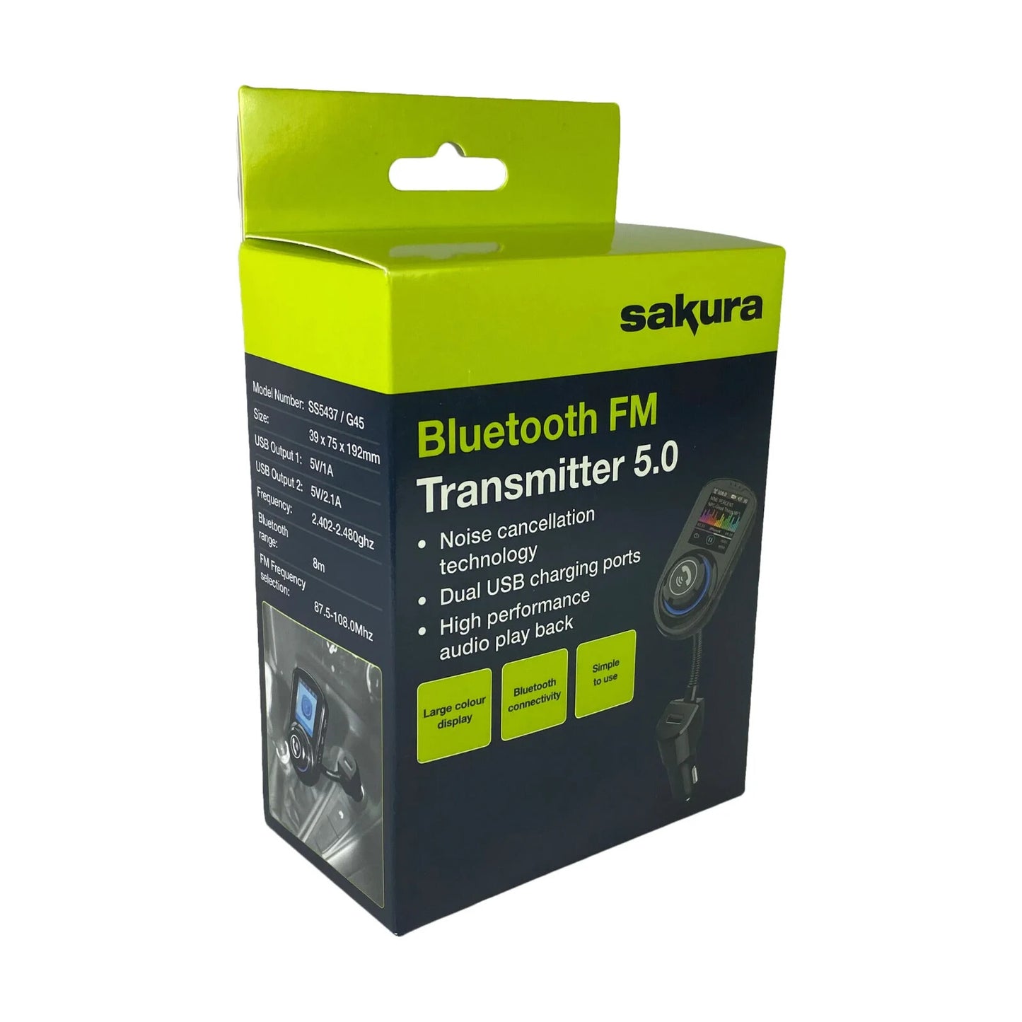 Bluetooth 5.0 FM Transmitter - SS5437