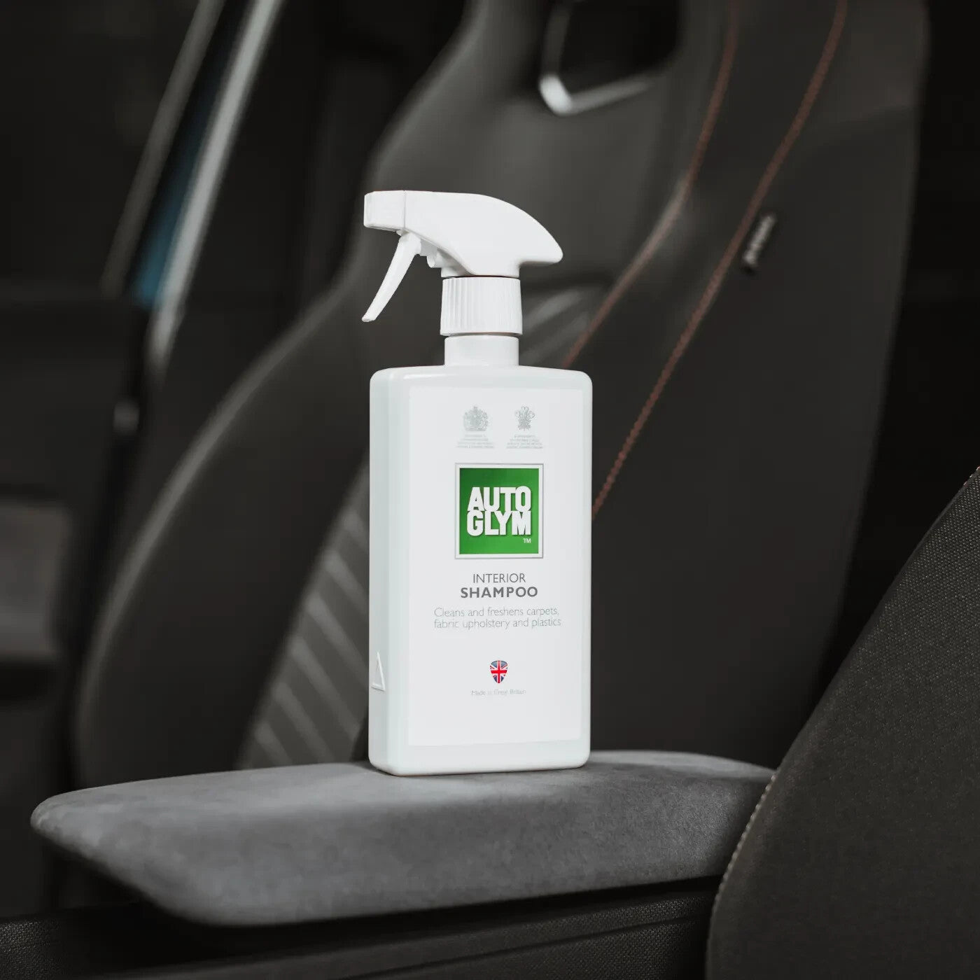 Autoglym Interior Shampoo Car Deep Cleaning Carpets Fabric Plastics 500ml