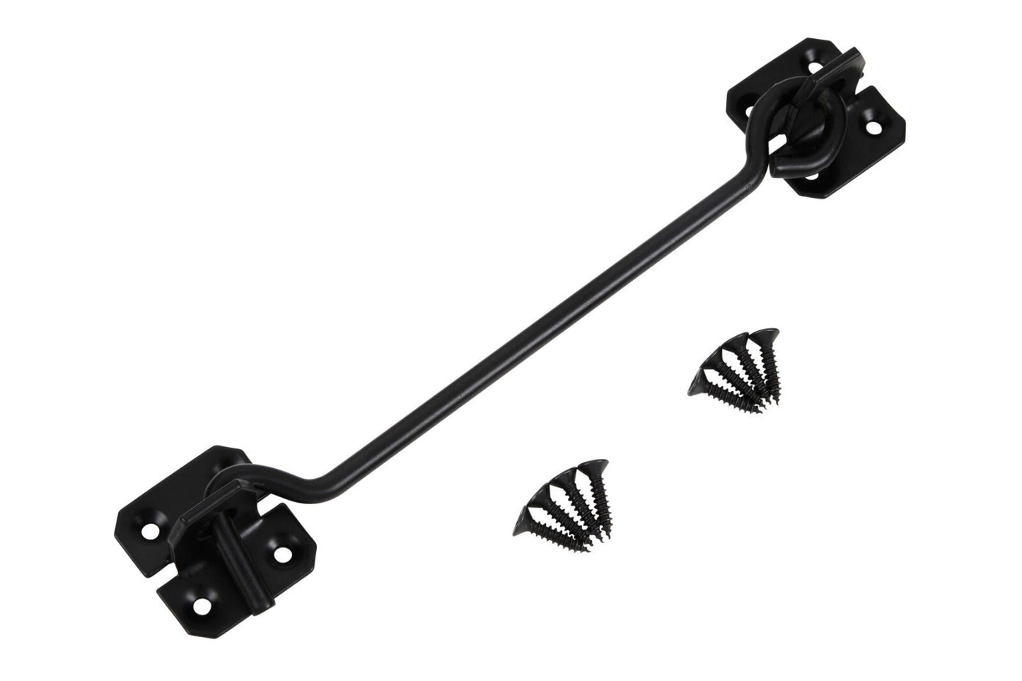 Blue Spot Tools Ironmongery 204mm Black Powder Coated Cabin Hook bsp78042