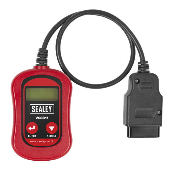 Sealey Fault Code Reader Engine Diagnostic Scanner Reset Tool OBD EOBD, VS8811