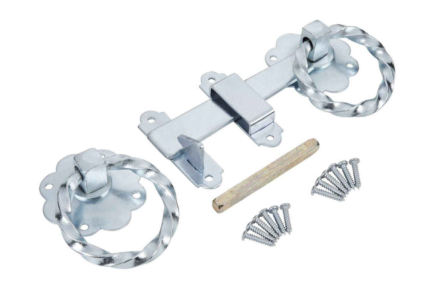Blue Spot Tools Ironmongery 152mm Zinc Plated Twisted Ring Latch bsp78021