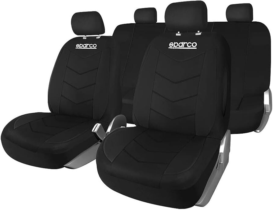 Sparco Seat Cover Set Black/ Black SPS431BK