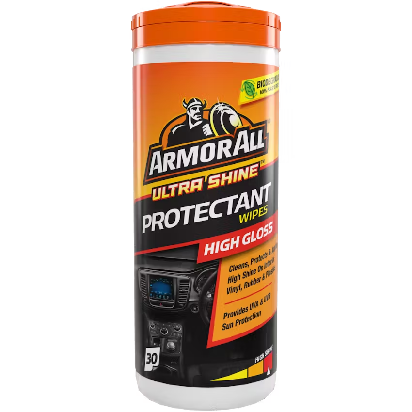 ARMORALL ULTRA SHINE PROTECTANT WIPES-HIGH GLOSS