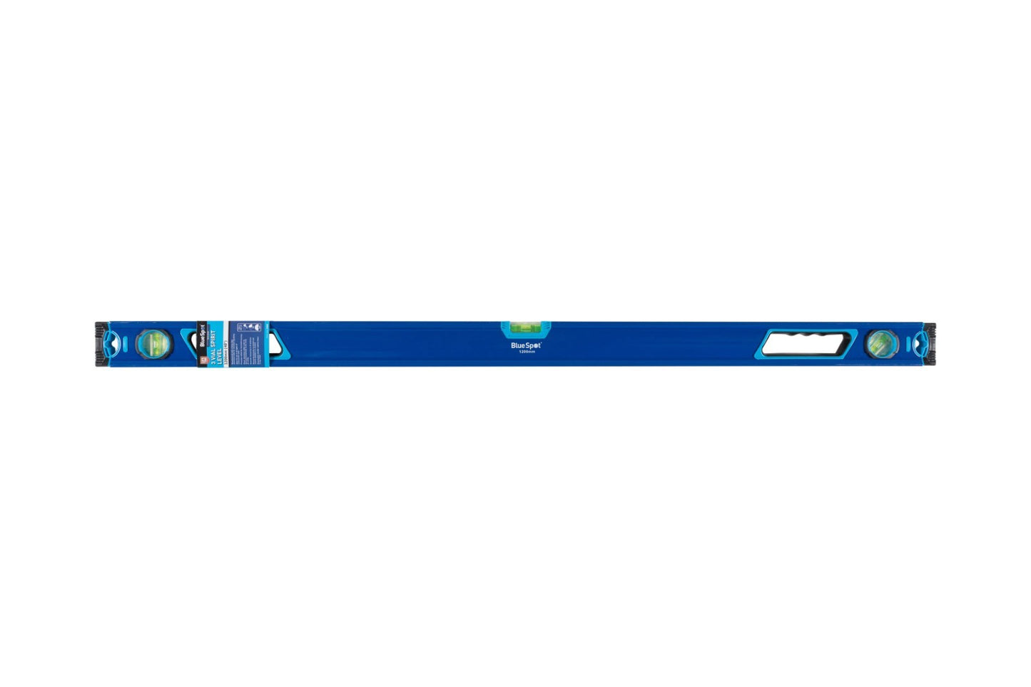 BlueSpot Spirit Level 1200mm 4Ft 48in 120cm 3 Vial Shockproof Levels 34205