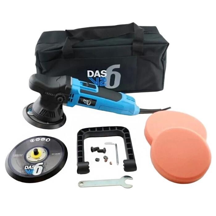 Das-6 V2 Dual Action Polisher With kit Bag & Pads das6-v2