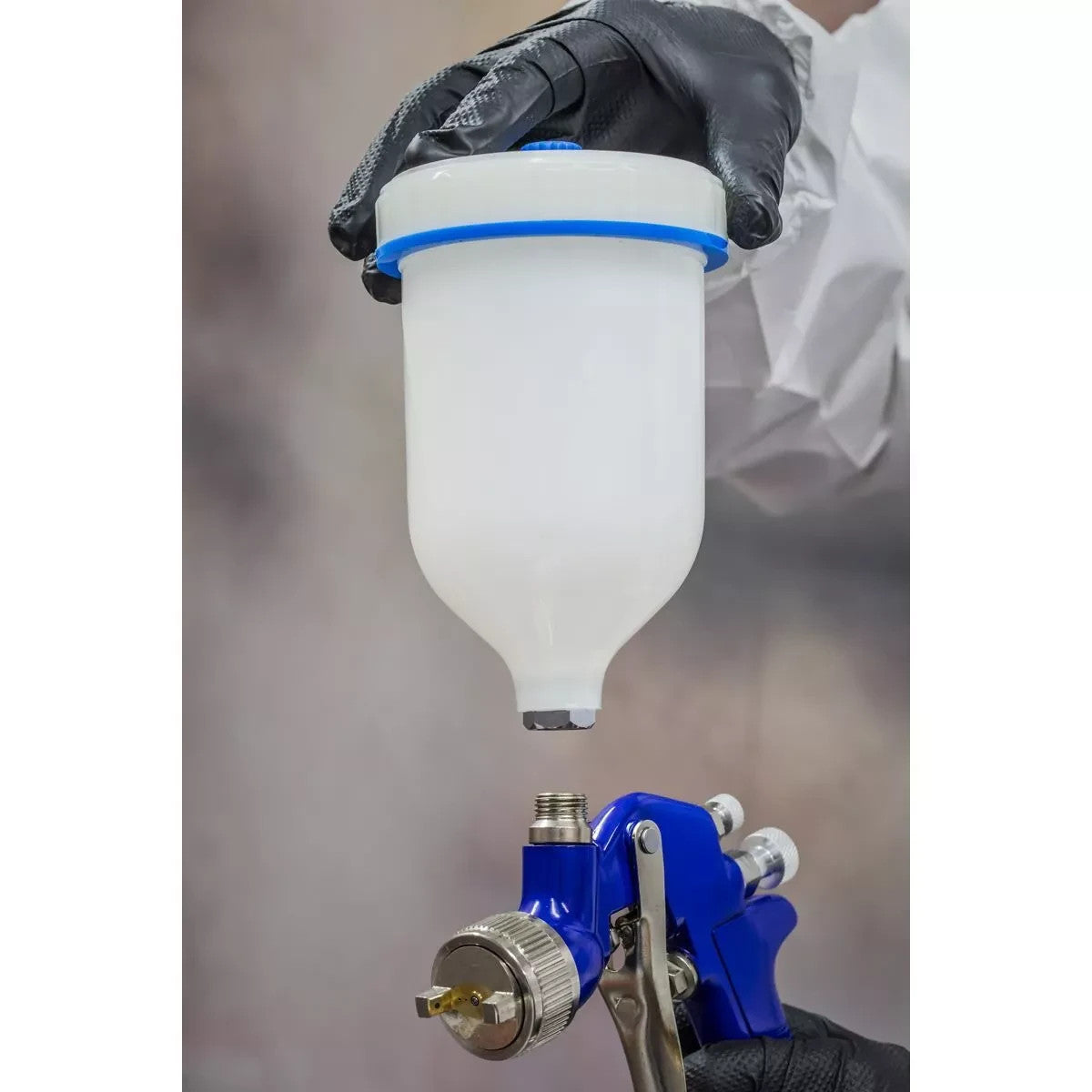 Sealey Suction Feed Spray Gun 1.7mm Set-Up - S717