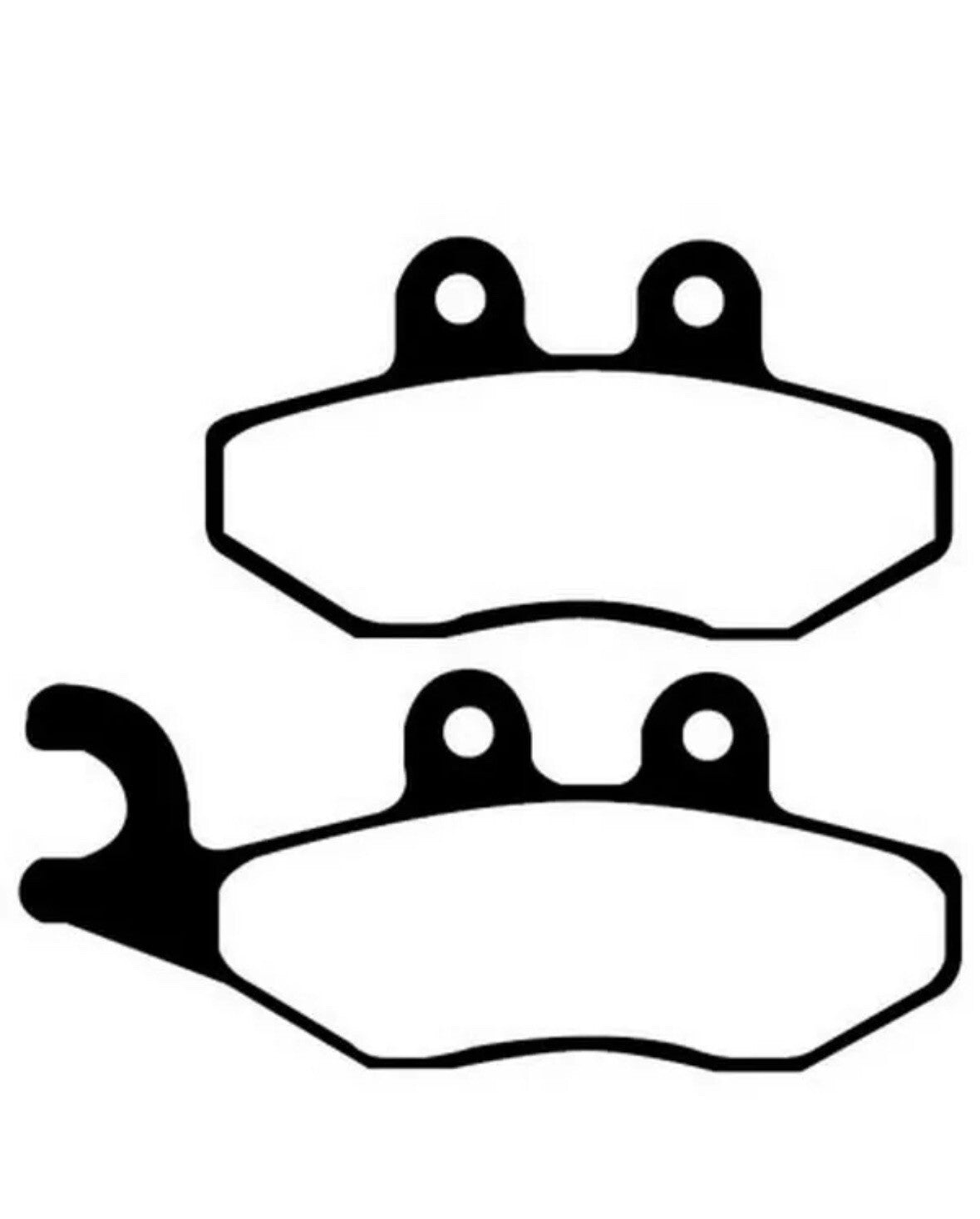 EBC Organic FRONT Disc Brake Pads (1 Set) Fits PIAGGIO FLY 125 (2005 to 2015)