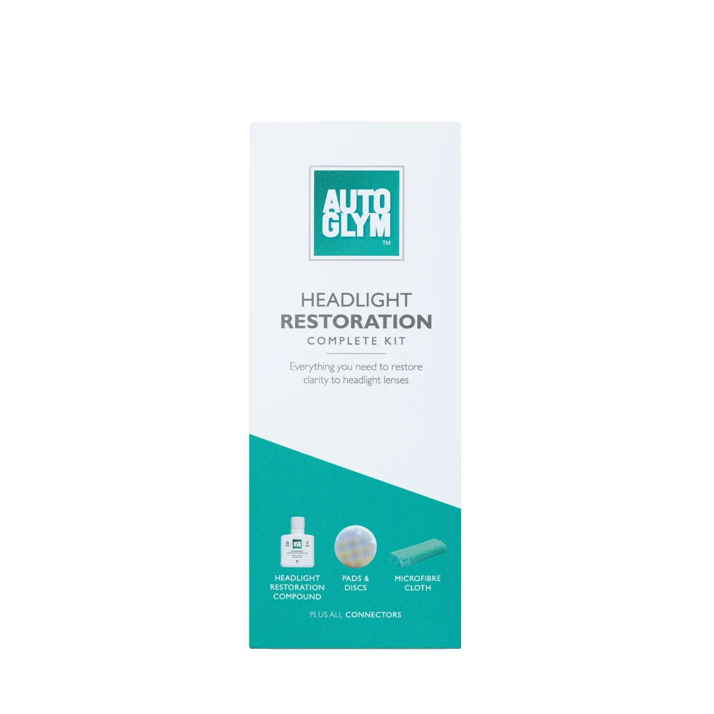 Autoglym Headlight Restoration Complete Kit, Restore Clarity, Vehicle Headlights