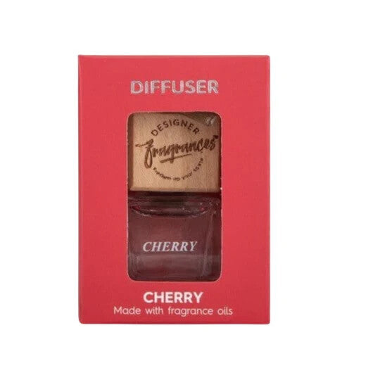 Designer Fragrances CHERRY Hanging Car Home Diffuser Air Freshener Bottle Reed