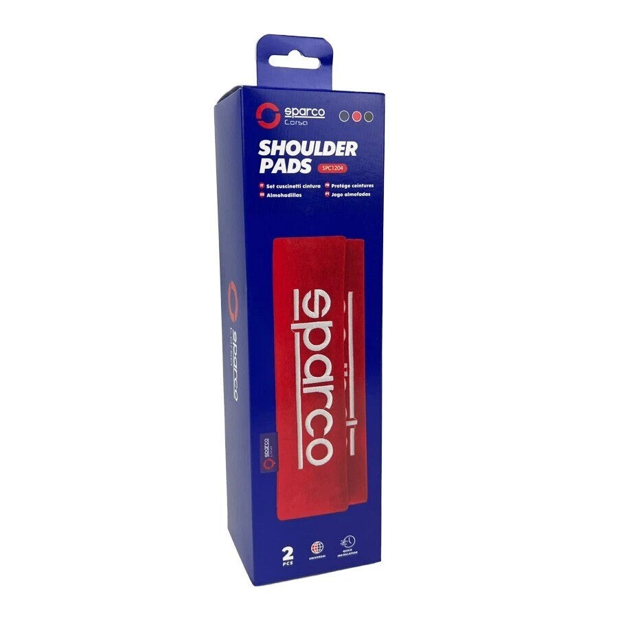 Sparco Seat Belt Pads Car Harness Cover Shoulder Pads Black Red Blue Comfortable