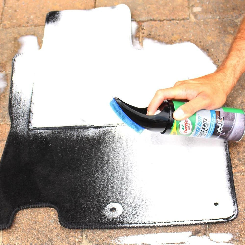 Turtle Wax Power Out Car Interior Carpet Cleaner Stain Odour Remover 400ml