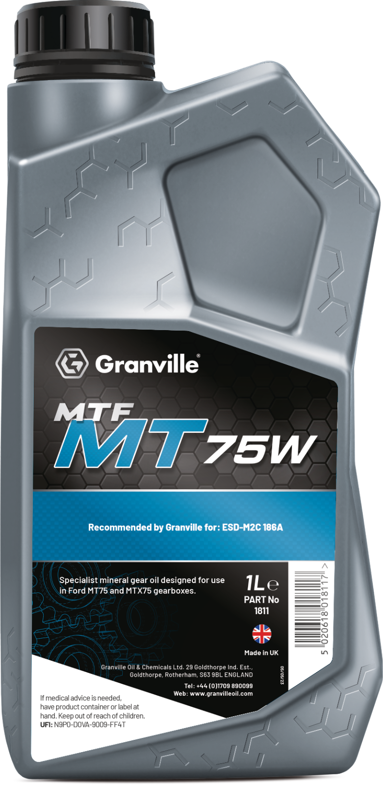 Granville MT 75 Manual Transmission Fluid - 1 Litre