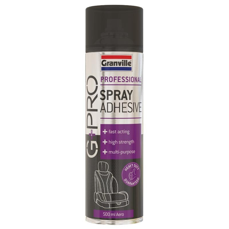 Adhesive Spray Glue Bond Car Rubber Wood Metal Vinyl Fabric Upholstery 500ml