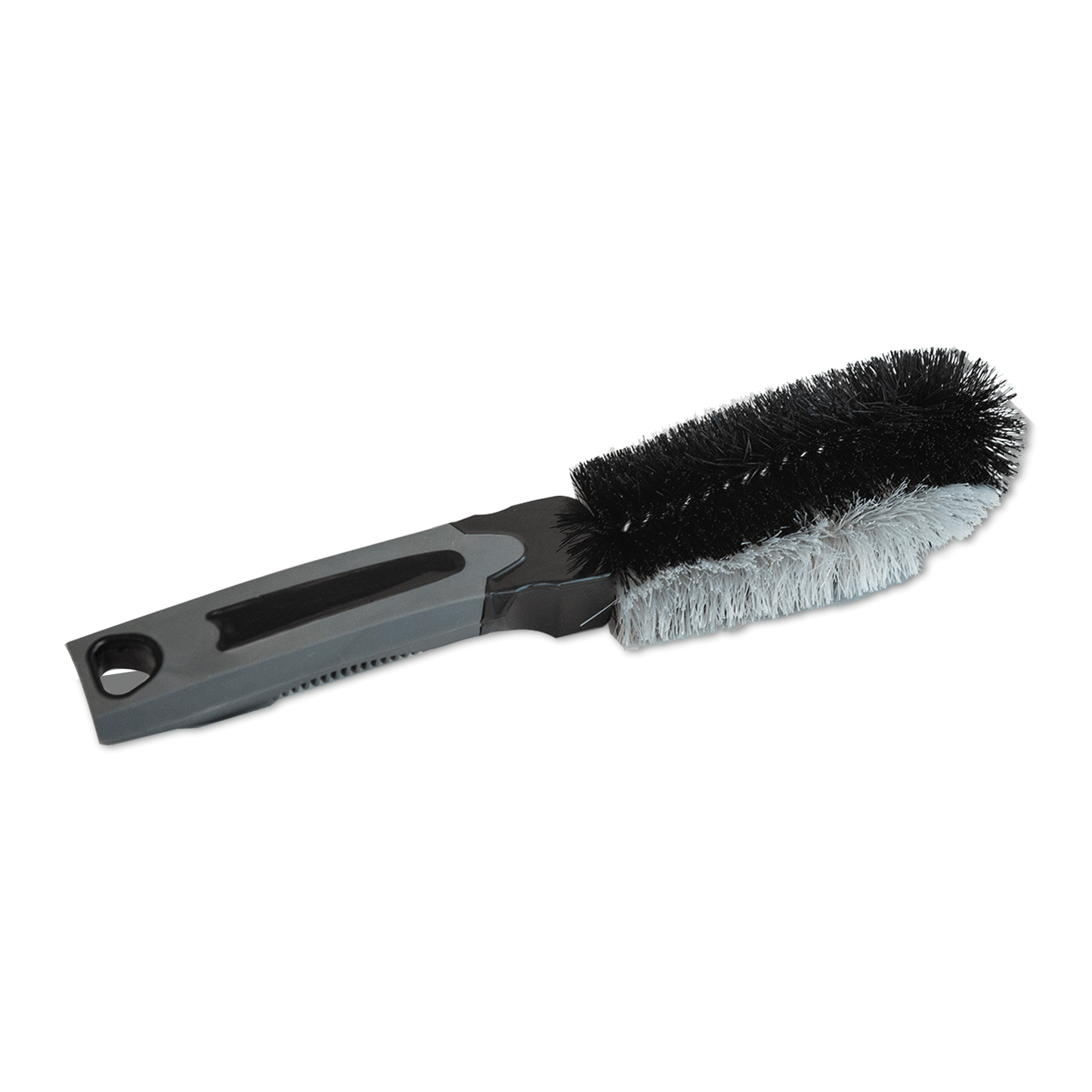 Alloy Wheel Cleaning Brush Grille Spokes Non Scratch Bristle with Rubber Handle