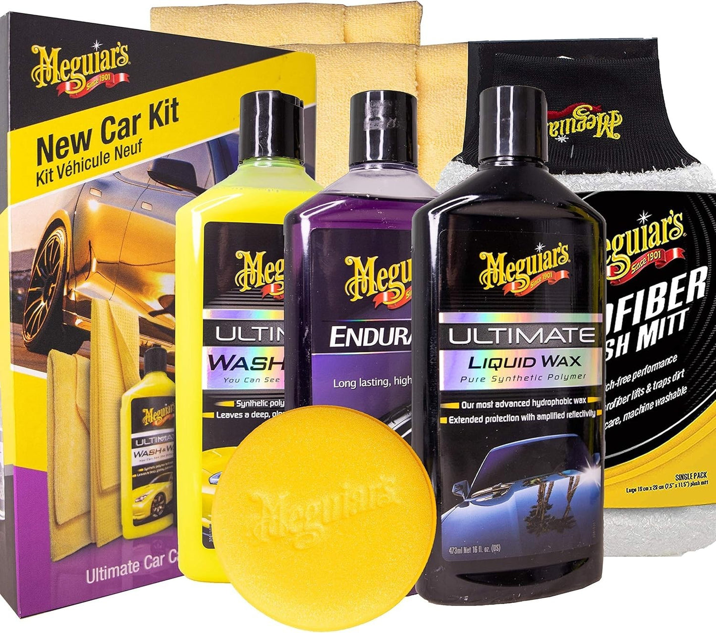 Meguiars New Car Care Kit, the Ultimate Detailing KIT for Professionals