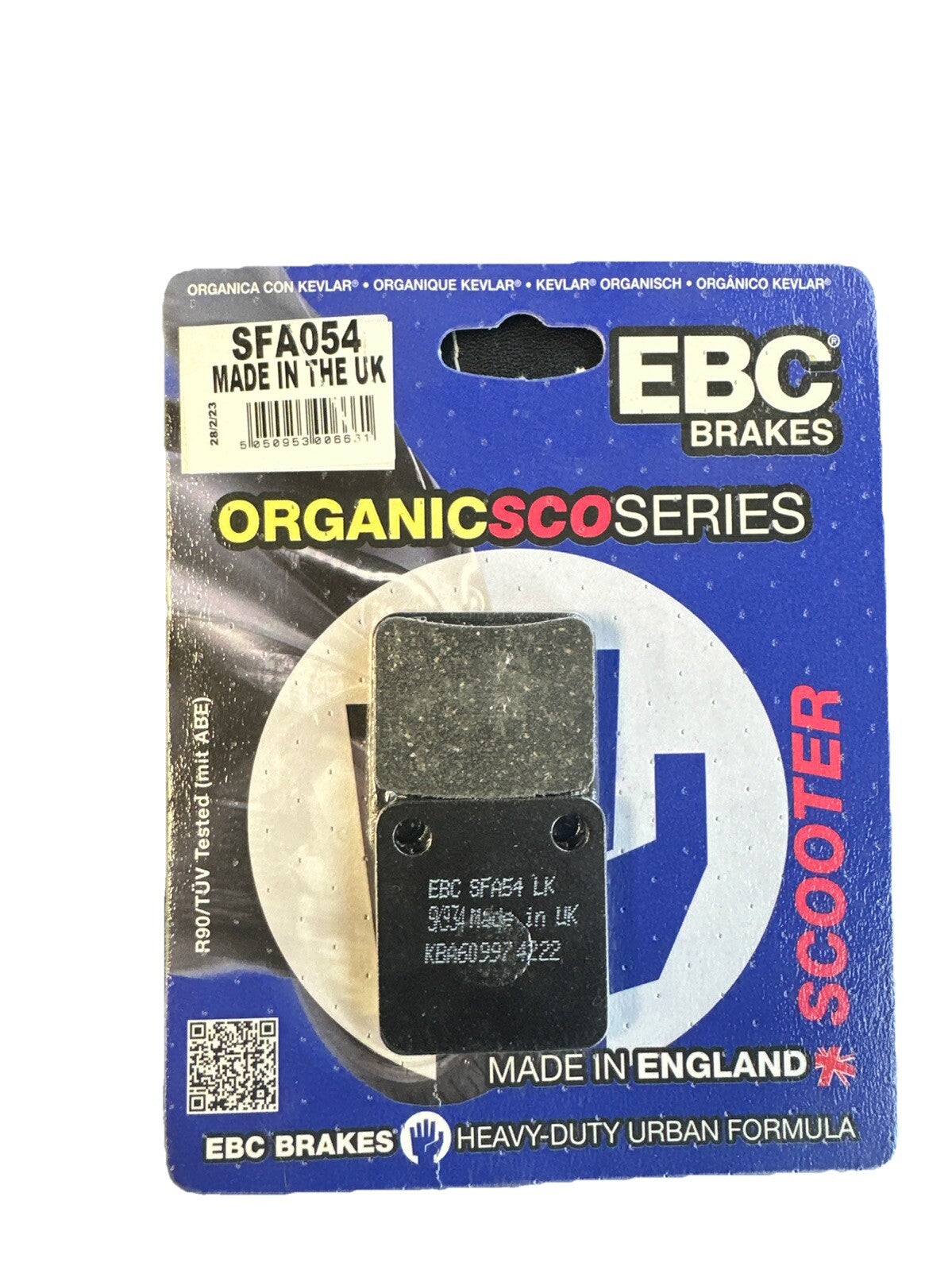 FITS HONDA CG125 2004 - 2008 SFA054 X1 SET EBC Organic FRONT Disc Brake Pads
