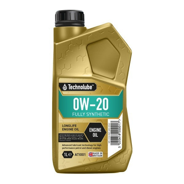 Technolube Fully Synthetic 0W-20 Longlife Oil
